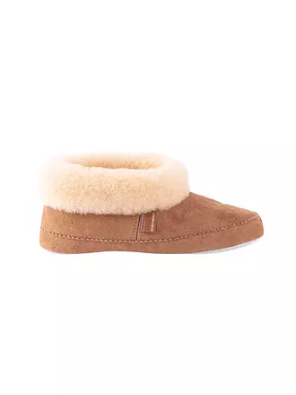 SHEPHERD OF SWEDEN | Chaussons - Pantoufles en peau de mouton Emmy | camel